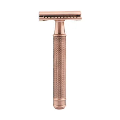 Blade for Men Old-fashioned Bronze Metal Classic Safty Double-sided Manual Razor