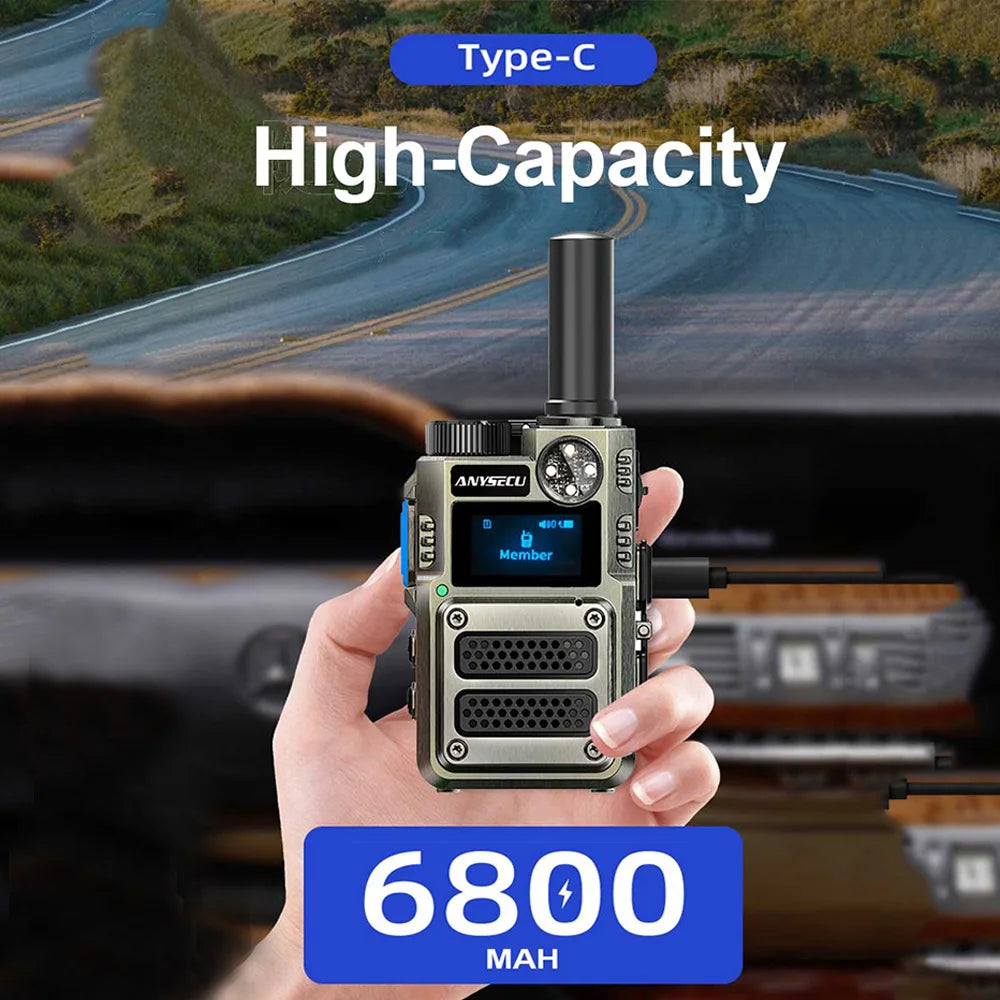 Anysecu C500 - Global 4G POC Walkie Talkie with GPS