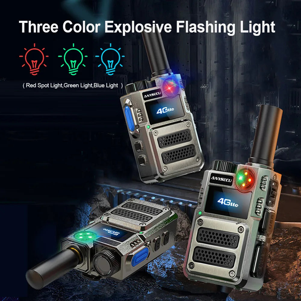 Anysecu C500 - Global 4G POC Walkie Talkie with GPS