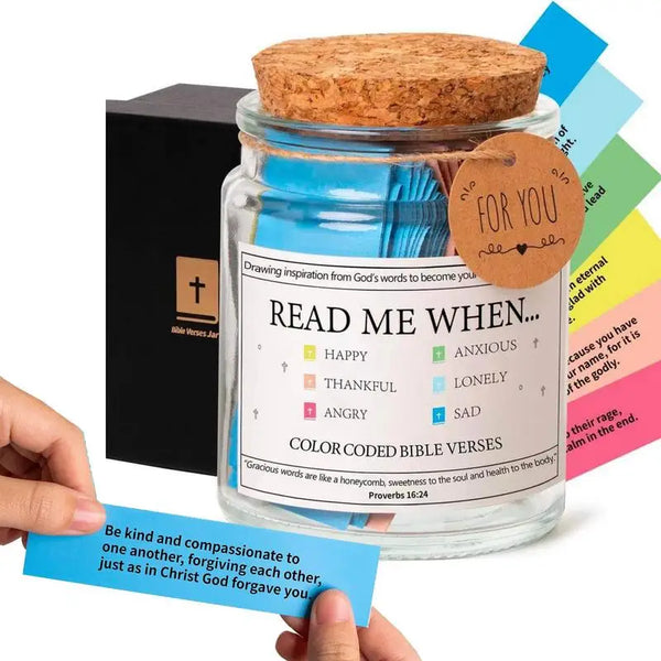 Faithful Comfort Bible Verse Jar