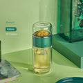 Borosilicate Double-Walled Insulated Glass Mug